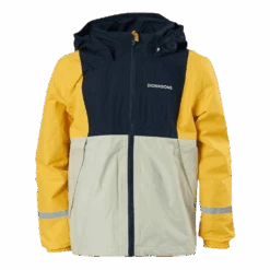 DIDRIKSONS Block Kids Jacket Blue/Yellow