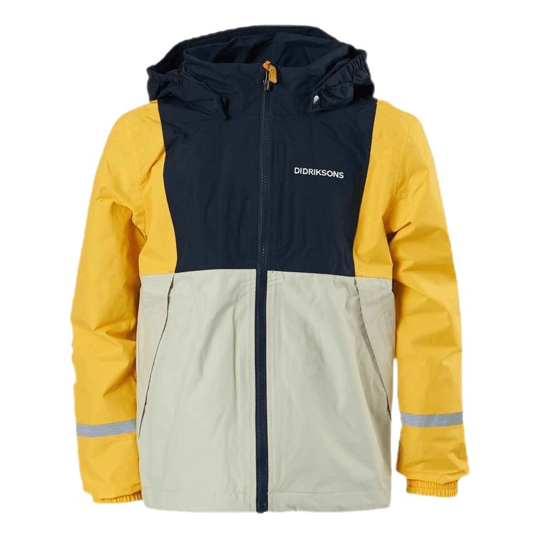 DIDRIKSONS Block Kids Jacket Blue/Yellow 1 DIDRIKSONS Block Kids Jacket Blue/Yellow