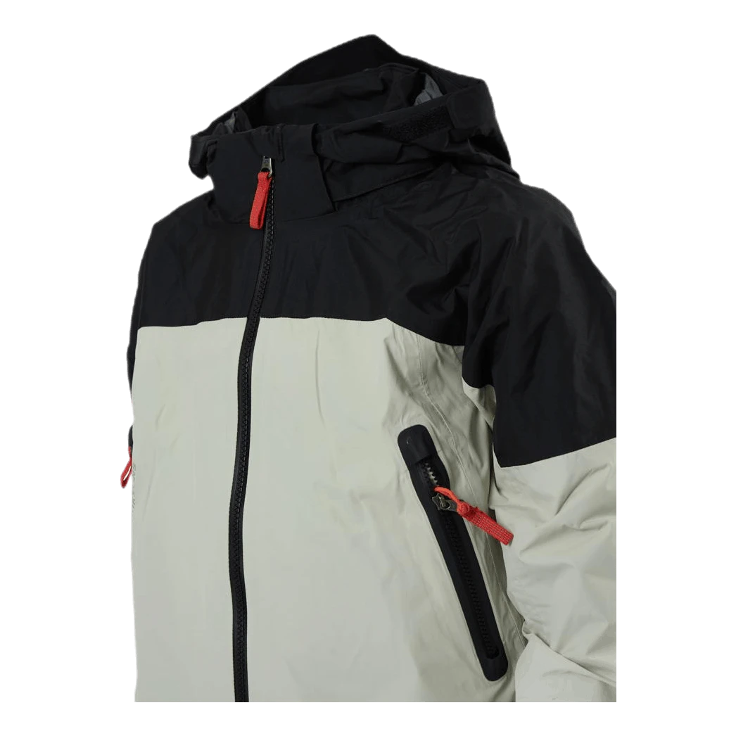 DIDRIKSONS Ash Kids Jacket Blue/Beige 4 DIDRIKSONS Ash Kids Jacket Blue/Beige – Image 4