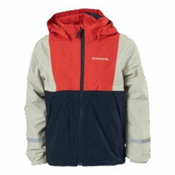 DIDRIKSONS Block Kids Jacket Blue/Red