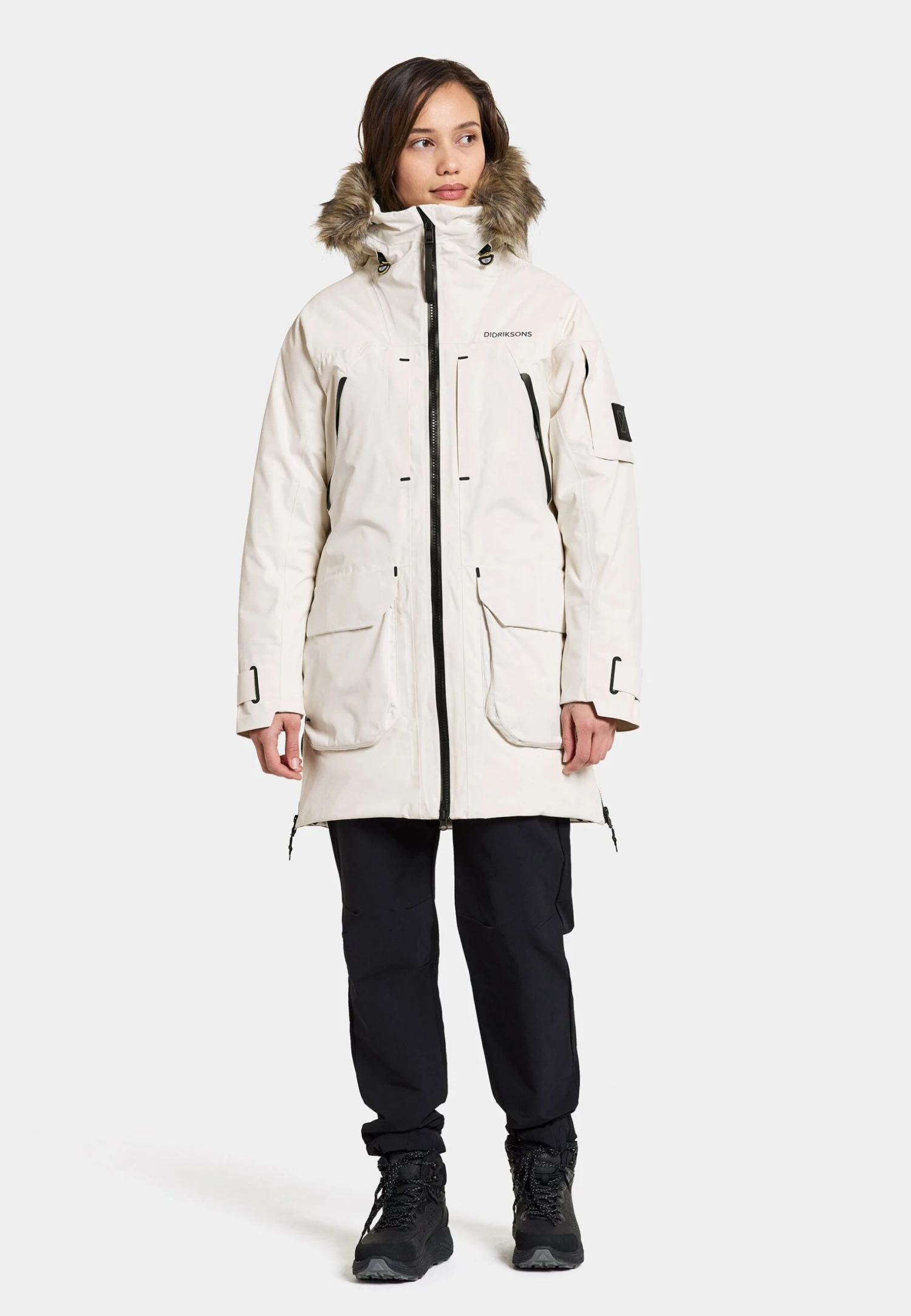 DIDRIKSONS Ceres Wns - Parka - White 2 DIDRIKSONS Ceres Wns - Parka - White – Image 2