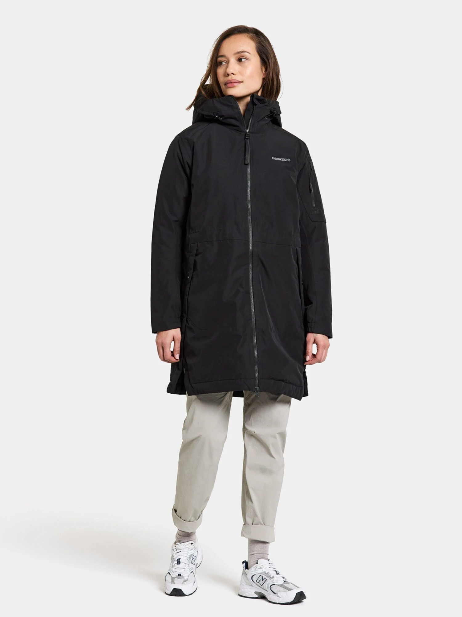 DIDRIKSONS Vestes Thermiques Et En Doudoune Veste Outdoor ELLA Femme Noir 4 DIDRIKSONS Vestes Thermiques Et En Doudoune Veste Outdoor ELLA Femme Noir – Image 4