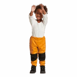 DIDRIKSONS Lövet Kids Pant 5 Happy Orange