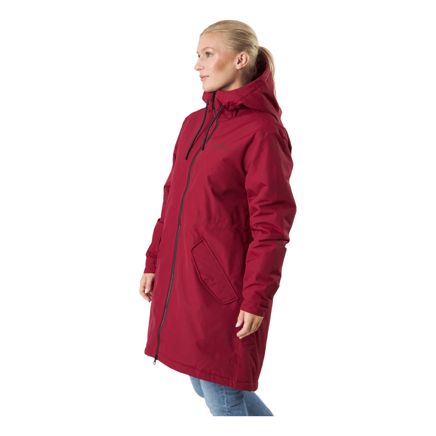 DIDRIKSONS Marta-lisa Wns Parka Red 2 DIDRIKSONS Marta-lisa Wns Parka Red – Image 2