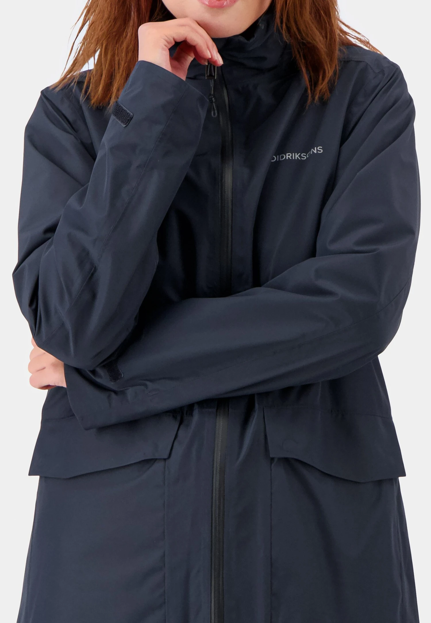 DIDRIKSONS Nadja Wns L 3 - Parka - Blue 3 DIDRIKSONS Nadja Wns L 3 - Parka - Blue – Image 3