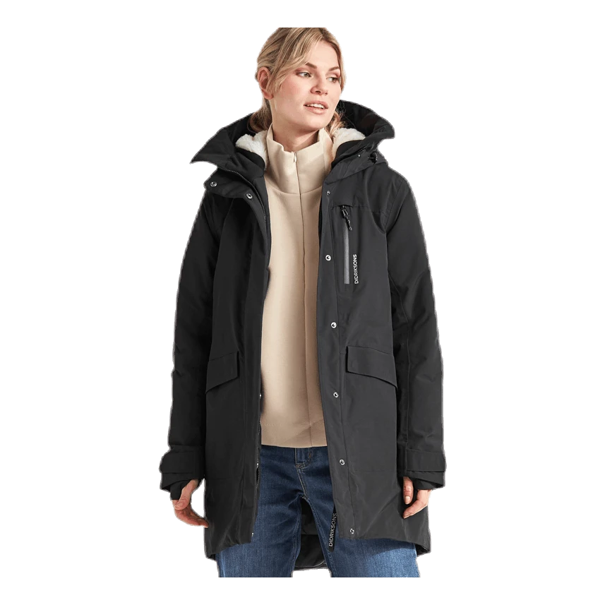 DIDRIKSONS Diana Parka Black 1 DIDRIKSONS Diana Parka Black