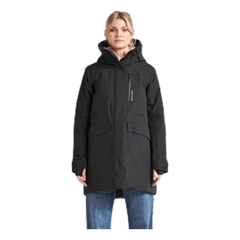 DIDRIKSONS Diana Parka Black 3 DIDRIKSONS Diana Parka Black – Image 3