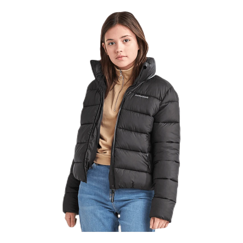 DIDRIKSONS Rose Girls Puff Jacket Black 1 DIDRIKSONS Rose Girls Puff Jacket Black