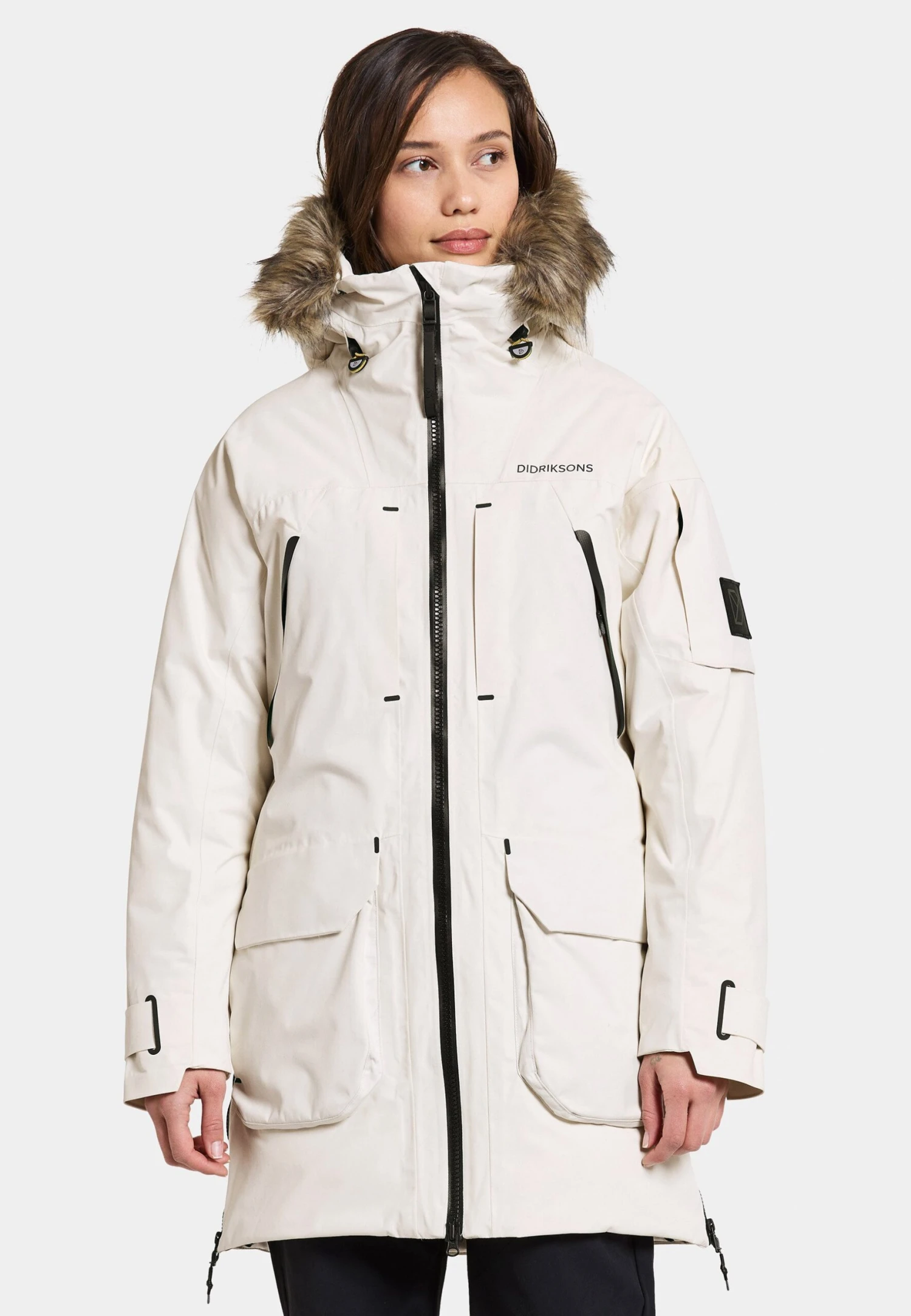DIDRIKSONS Ceres Wns - Parka - White 1 DIDRIKSONS Ceres Wns - Parka - White