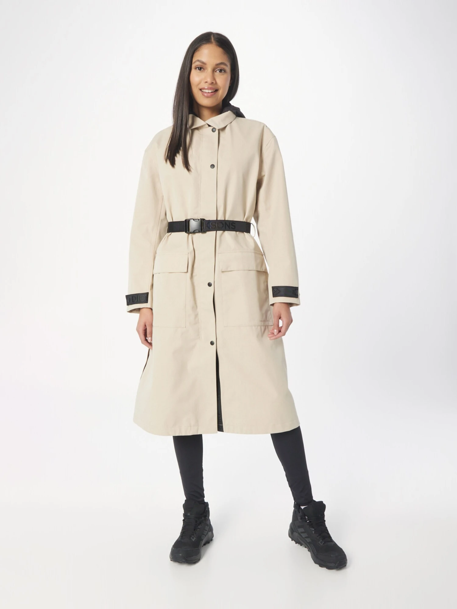 DIDRIKSONS Manteaux De Pluie Manteau Fonctionnel Mira Femme Beige 2 DIDRIKSONS Manteaux De Pluie Manteau Fonctionnel Mira Femme Beige – Image 2