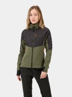 DIDRIKSONS Vestes Dhiver Veste D’hiver LYRA Femme Vert Foncé / Noir -DIDRIKSONS Boutique c6db59bdd4e026e6b0326d1259f97b1e