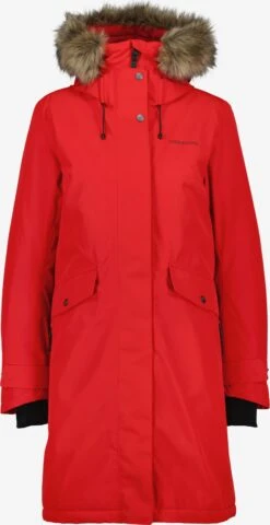 DIDRIKSONS Vestes Thermiques Et En Doudoune Veste Outdoor ERIKA Femme Rouge Feu